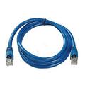 Ziotek CAT6a- Stp Patch Cable- with Boot 7ft- Blue 119 7246